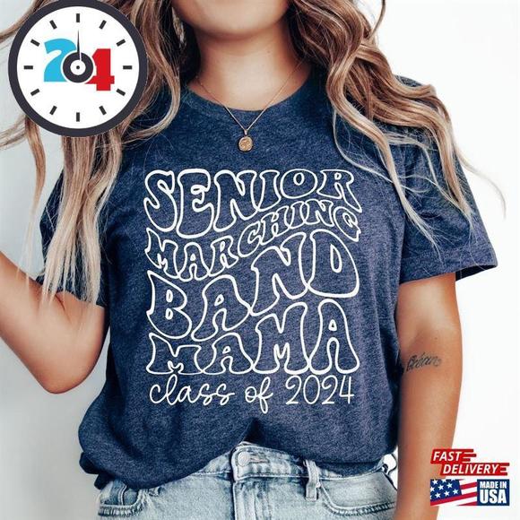 Senior Marching Band Mom Shirt Unisex - Picture 1 of 4